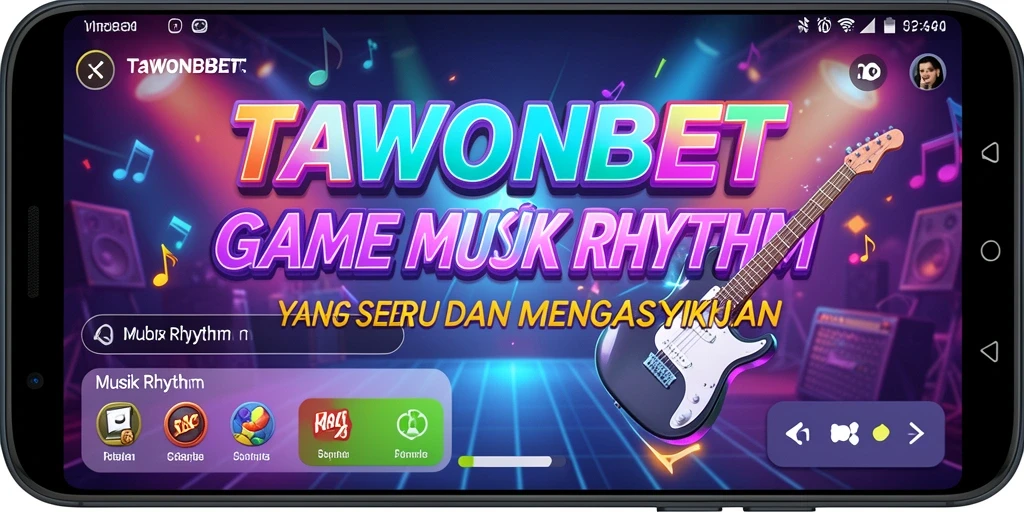 Tampilan antarmuka TAWONBET yang penuh warna dan menarik.
