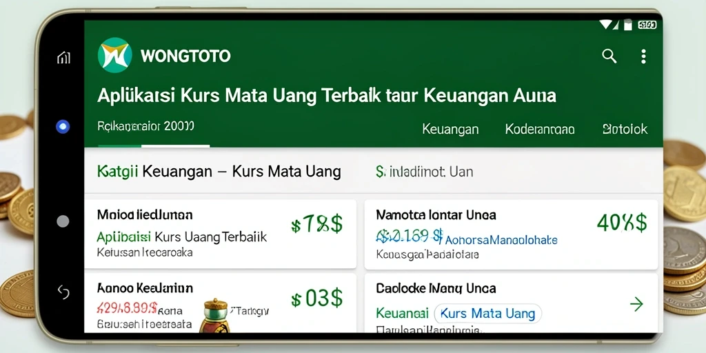 Tampilan antarmuka WONGTOTO yang sederhana dan informatif.